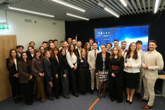 Rada Studentów z prezes POLSA M.E. Wachowicz,